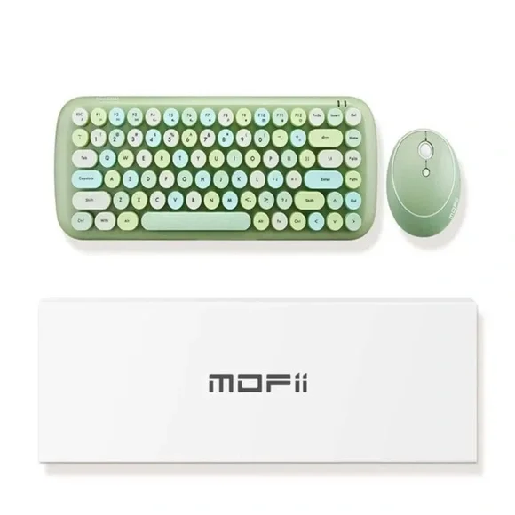 BNWOT | MOFII 2.4G Green Wireless Keyboard & Mouse - Picture 5 of 5